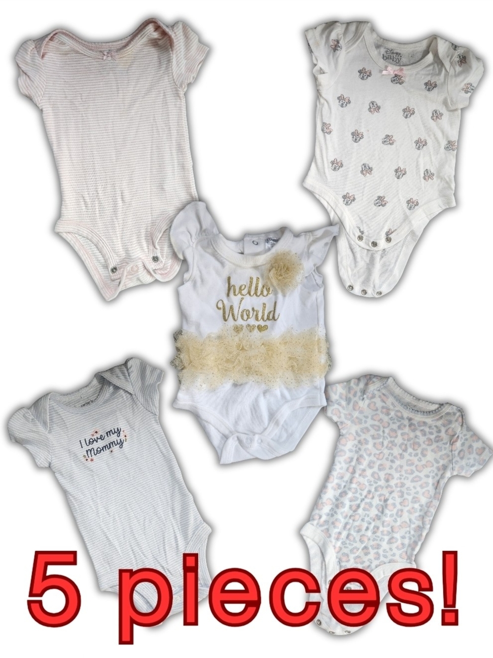 3 Month Girl Lot : 5 Pieces